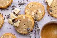 White Chocolate and Lavender Slice-and-Bake Shortbread Cookies