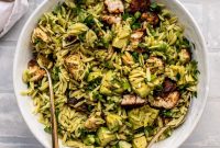 Grilled Chicken and Avocado Orzo Salad for Summer Meals