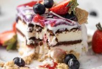 Triple Berry Ice Cream Cake Recipe for Summer Parties