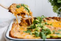 Cheesy Enchilada Lasagna Casserole Recipe