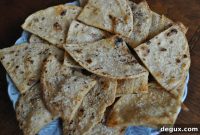 Crispy Parmesan Garlic Tortilla Chips Recipe