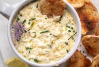 Old Bay Crab Dip with Crispy Crostini Recipe