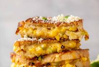 Street Corn Grilled Cheese Sandwich Recipe