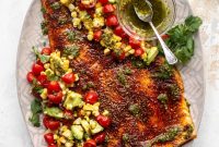 Grilled Summer Salmon with Fresh Chimichurri Sauce