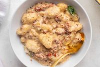 Creamy Pancetta Gnocchi Recipe with Garlic and Parmesan