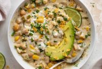 Hearty White Chickpea Chili Recipe for Cozy Weeknight Meals