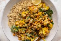Golden Ginger Cauliflower & Chickpea Bowls for Flavorful Meals