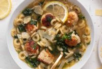 Lemon Chicken Meatball Soup Recipe for Bright, Comforting Flavor