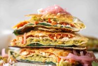 Crispy Smashed Chickpea Tortilla Wrap Recipe for Lunch