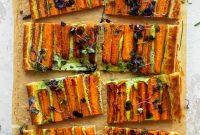 Carrot Tart with Green Goddess Ricotta Filling