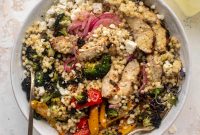 Grilled Lemon Chicken Bowls with Zesty Lemonade Marinade
