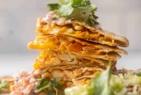 Honey Chipotle Chicken Quesadillas Recipe