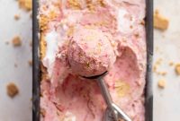 Strawberry Marshmallow Pie Ice Cream (No-Churn Recipe)