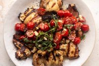 Gorgonzola-Grilled Chicken with Balsamic Glaze