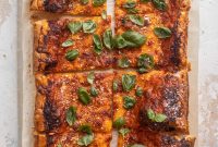 Vodka Sauce & Provolone Puff Pastry Pizza Recipe