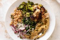 Cozy Winter Hummus Bowls with Roasted Veggies & Warm Spices