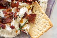 Whipped Brie with Rosemary, Maple-Glazed Bacon