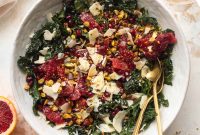 Winter Kale Salad with Blood Orange Vinaigrette Recipe