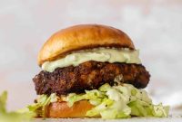 Cajun Blackened Fish Sandwich with Avocado Tartar Sauce
