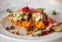 Cheeseburger-Stuffed Sweet Potatoes Recipe