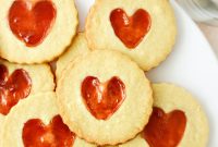 Jam-Filled Heart Butter Cookies Recipe