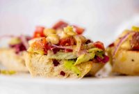Italian Chopped Salad with Grilled Garlic Baguettes Recipe