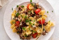 Sheet Pan Cheeseburger Pasta Bake: Quick One-Pan Dinner
