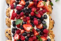 Red, White & Berry Sheet Pan Shortcake Recipe