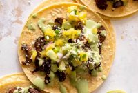 Summer Shiitake Tacos with Cilantro Ranch Dressing
