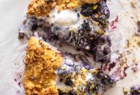 Blueberry Pistachio Galette Recipe for Flaky Rustic Tarts