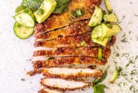 Crispy Chicken with Fresh Avocado Salad Recipe