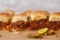 Pull-Apart Sloppy Joe Sliders Recipe for Party Appetizers