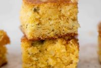 Jalapeño Cheddar Cornbread Recipe — Spicy Cheesy Cornbread