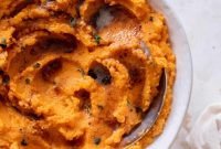 Brown Butter Herb Mashed Sweet Potatoes Recipe