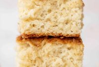 Cheddar Sourdough Slab Biscuits Recipe for Crispy Cheesy Squares