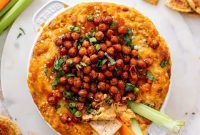 Spicy Buffalo Chickpea Dip Recipe for Game Day Snacks