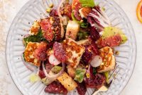 Halloumi and Blood Orange Panzanella Salad Recipe