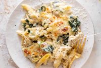 Creamy Spinach and Artichoke Pasta Skillet Recipe