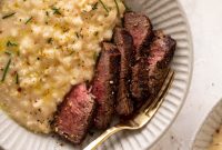 Mascarpone Risotto with Seared Filet Mignon Recipe