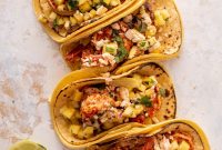 Chili-Lime Shrimp Tacos with Fresh Mango Salsa