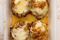 French Onion Chicken Meatloaf Recipe with Caramelized Onions
