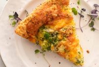 Broccoli and Cheddar Frittata Soufflé Recipe