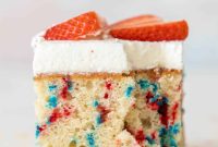 Funfetti Flag Cake Recipe: Patriotic Layer Cake with Sprinkles