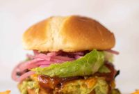 Grilled BBQ Chicken & Guacamole Sandwich Recipe