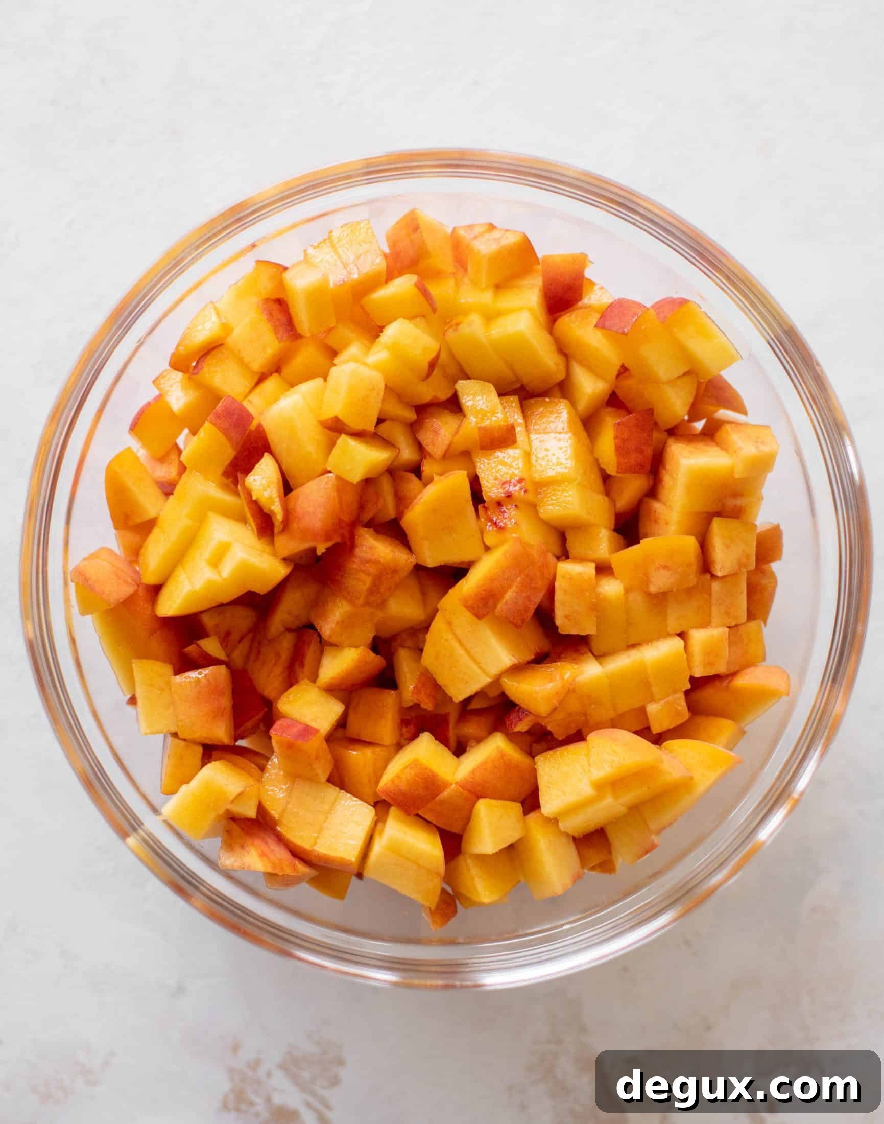 peaches and cream baked oatmeal