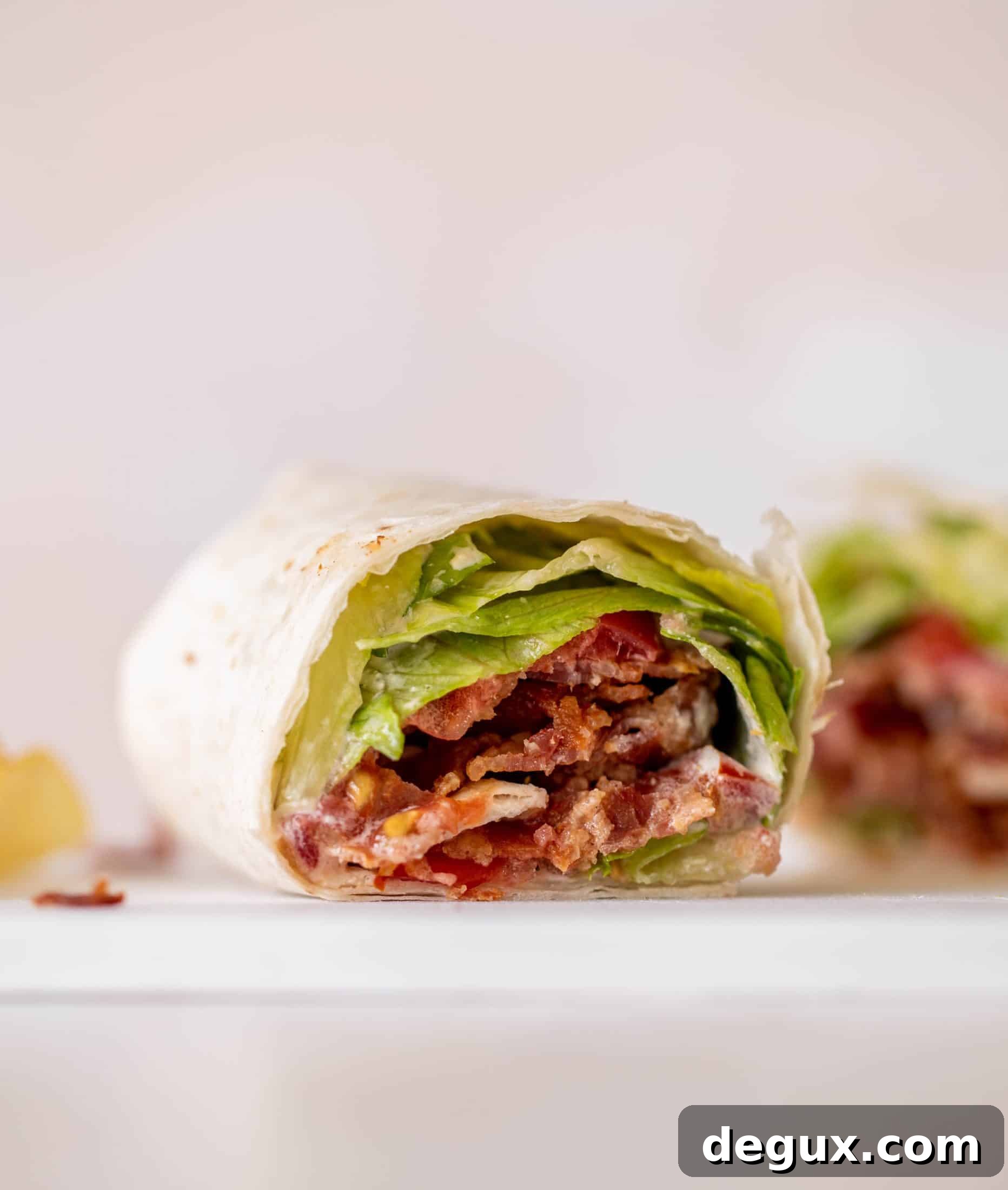 BLT wraps with jalapeno ranch