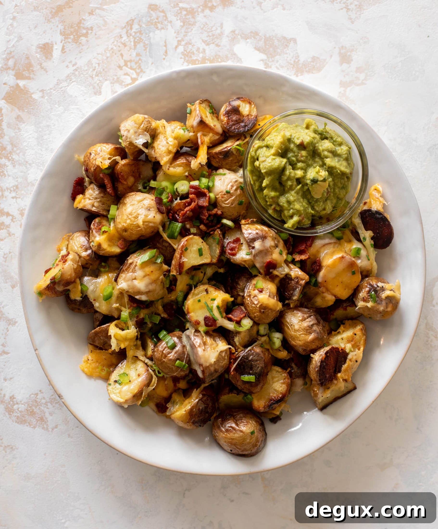 loaded grilled potatoes