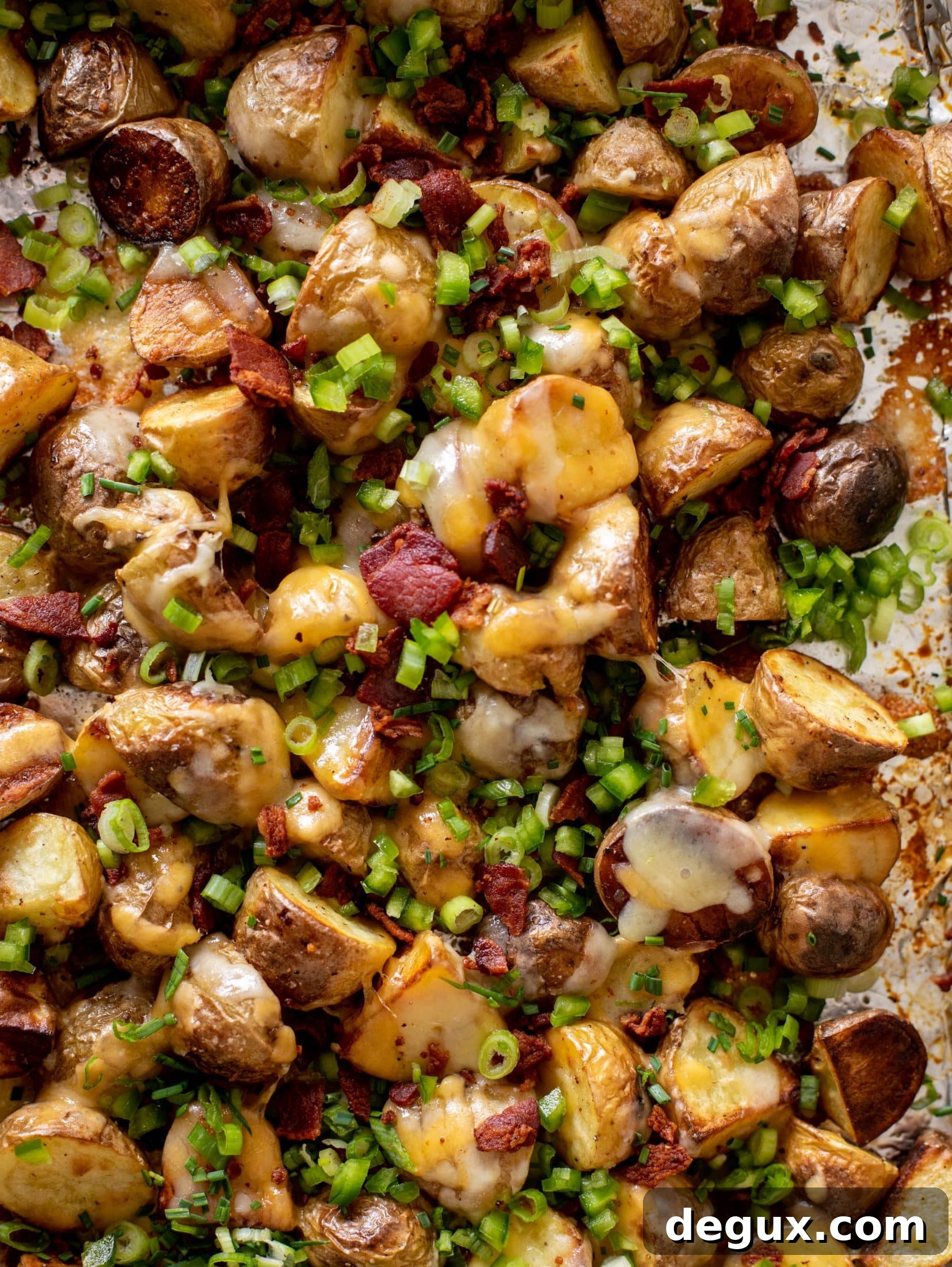 loaded grilled potatoes