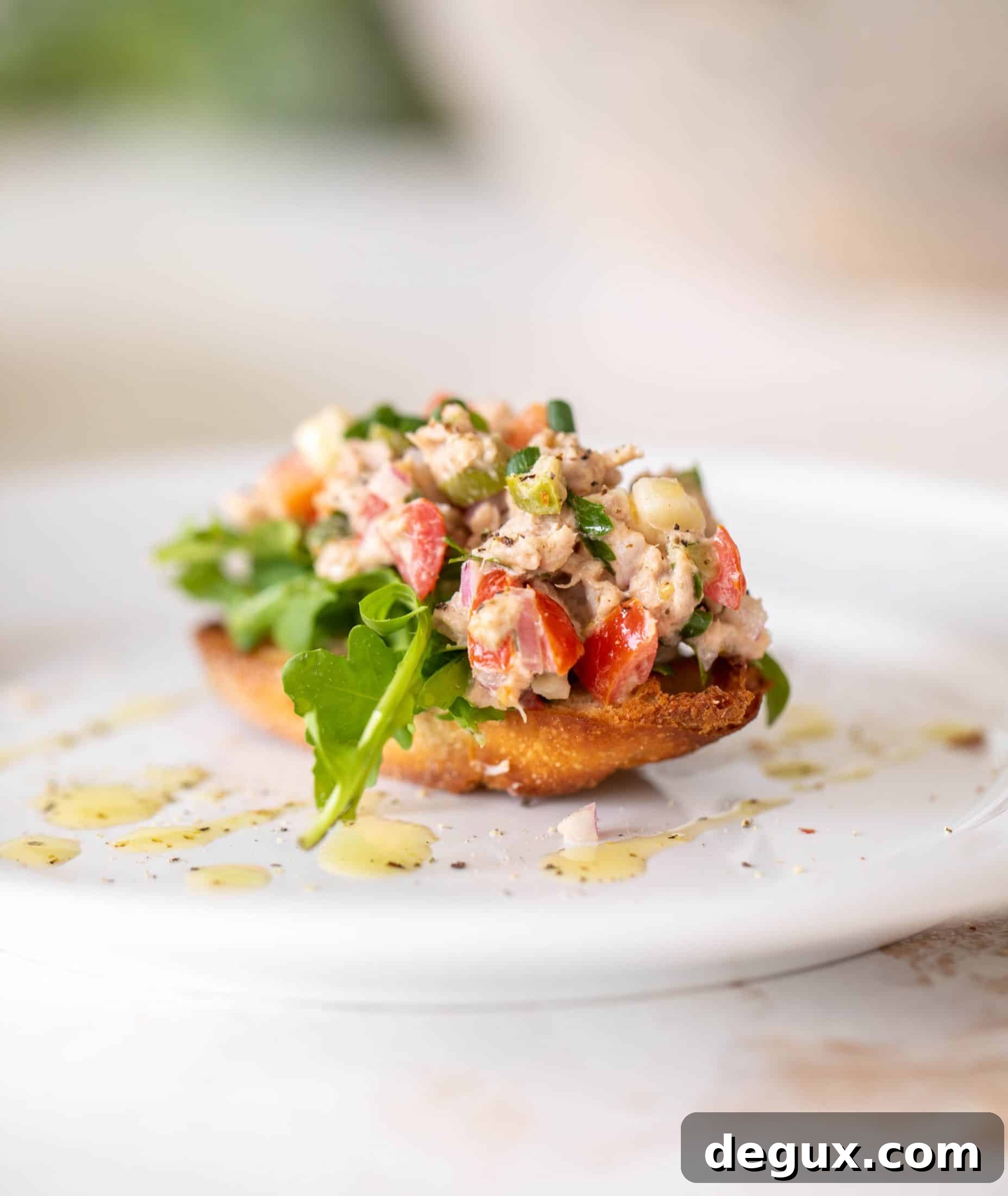 Summer Tuna Chop Recipe: Light Mediterranean Tuna Salad Bowl 11 summer tuna chop