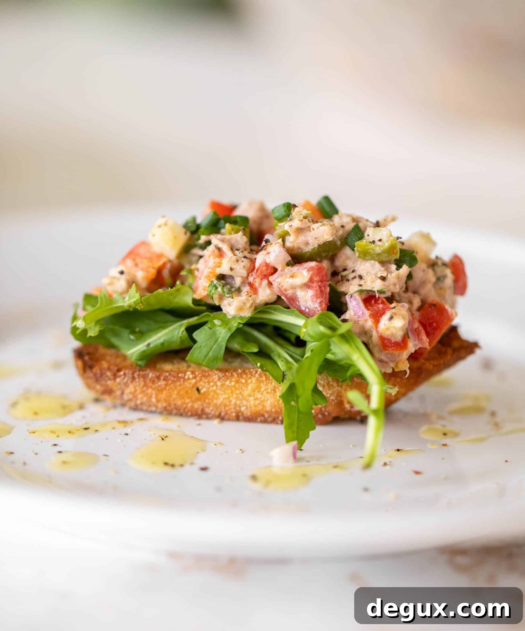 Summer Tuna Chop Recipe: Light Mediterranean Tuna Salad Bowl 7 summer tuna chop
